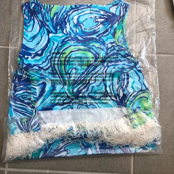 Lilly Pulitzer Sonya Top in Oh Shucks - Picture 3 of 3